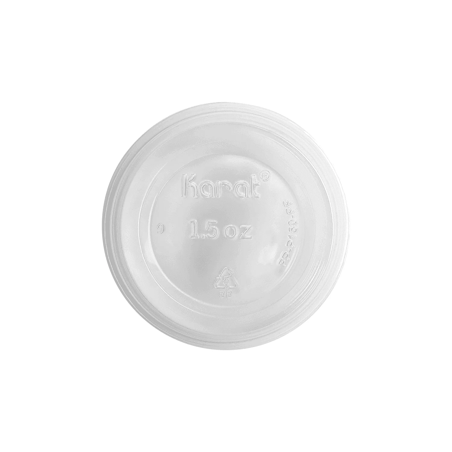 [2,500 ct] 1.5 oz PP Plastic Portion Cups, Clear - Image 6