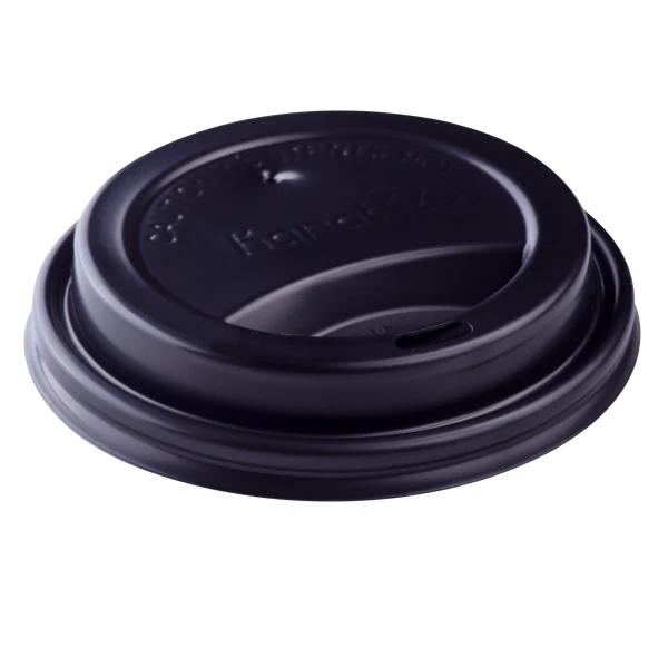 [1,000 ct] 10-24 oz Paper Coffee Cup Lids | 90 mm | Black - Image 4