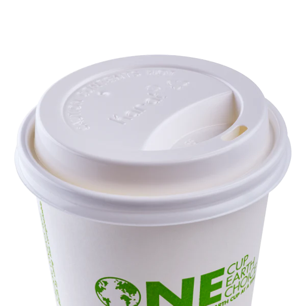 [1,000 ct] 10-24 oz Paper Coffee Cup Lids | 90 mm | White - Image 5