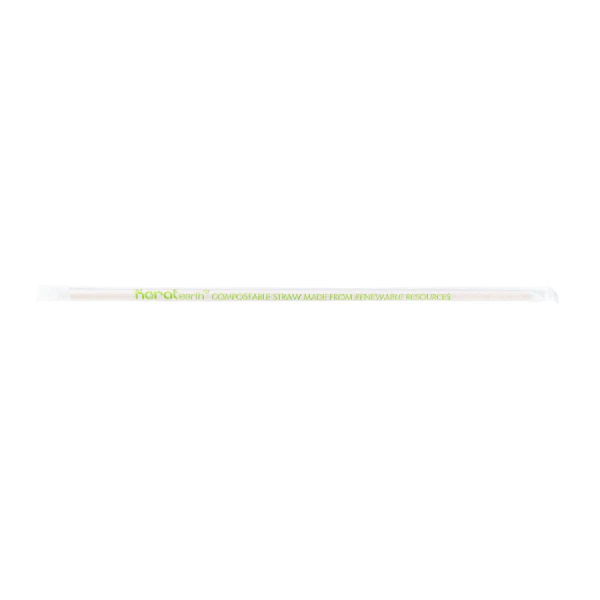 Karat Earth 10.25" Paper Jumbo Straw Paper Wrapped, Kraft - 1,200 pcs - Image 3
