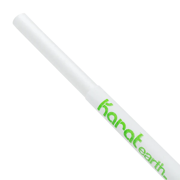 Karat Earth 10.25" Giant Paper Straw (7mm) Paper Wrapped, White - 1,200 pcs - Image 3