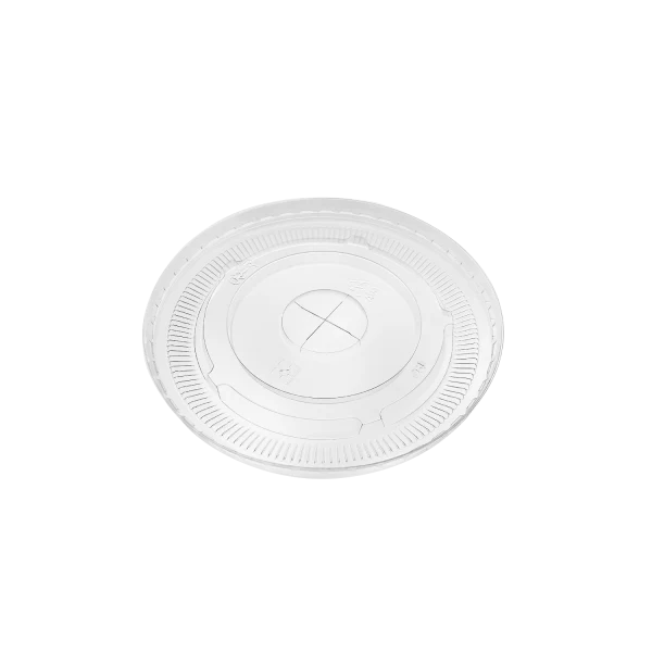 Karat Earth PLA Flat Lid for Eco-Friendly 12-22 oz Paper Cold Cup (90mm) - 1,000 pcs - Image 7
