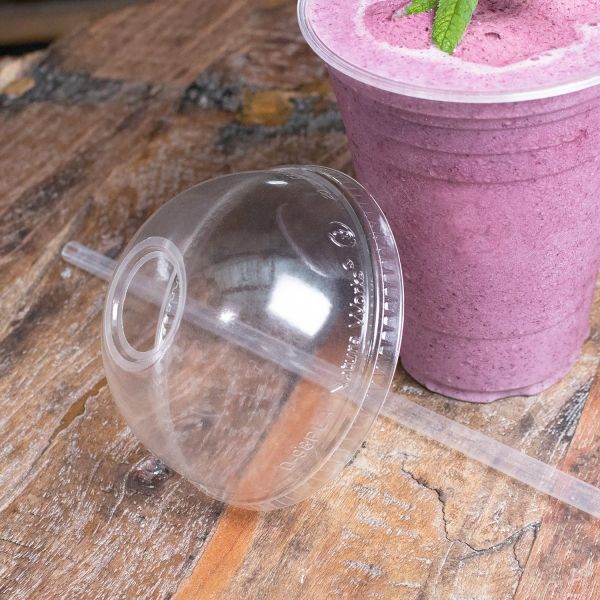 Karat Earth 12-24oz PLA Eco-Friendly Dome Lids (98mm) - 1,000 pcs - Image 6
