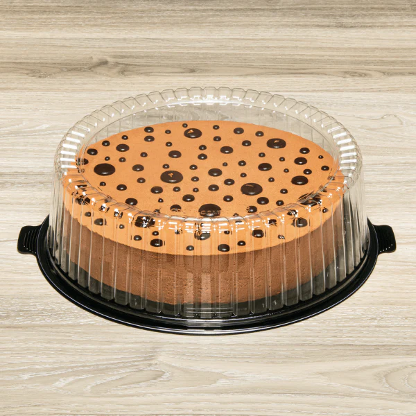 [50 sets] 12" PET Cake Display Containers with Clear Dome Lid - Image 4