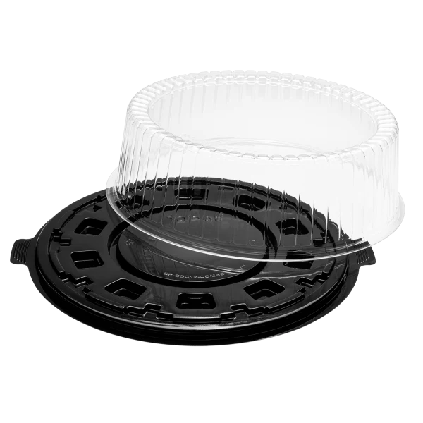 [50 sets] 12" PET Cake Display Containers with Clear Dome Lid - Image 7