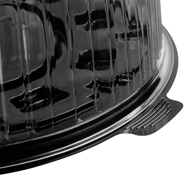 [50 sets] 12" PET Cake Display Containers with Clear Dome Lid - Image 9