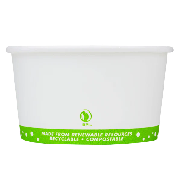 Karat Earth 12oz Eco-Friendly Paper Food Containers (114.6mm), Generic Print - 500 pcs - Image 4