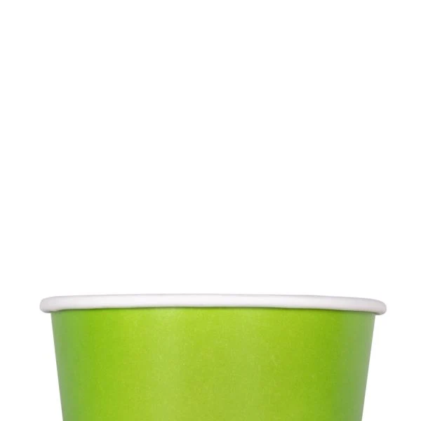 [1,000 ct] 12 oz Paper Food Containers | 100 mm | Green - Image 4
