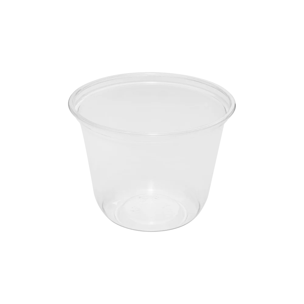 [1,000 ct] 12 oz Clear Plastic Cold Cups | PET | U-Shape | 98 mm - Image 2
