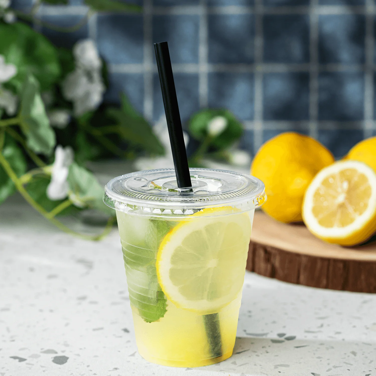 [1,000 ct] 12 oz Plastic Ribbed Cold Cups (90 mm), PP - Image 4