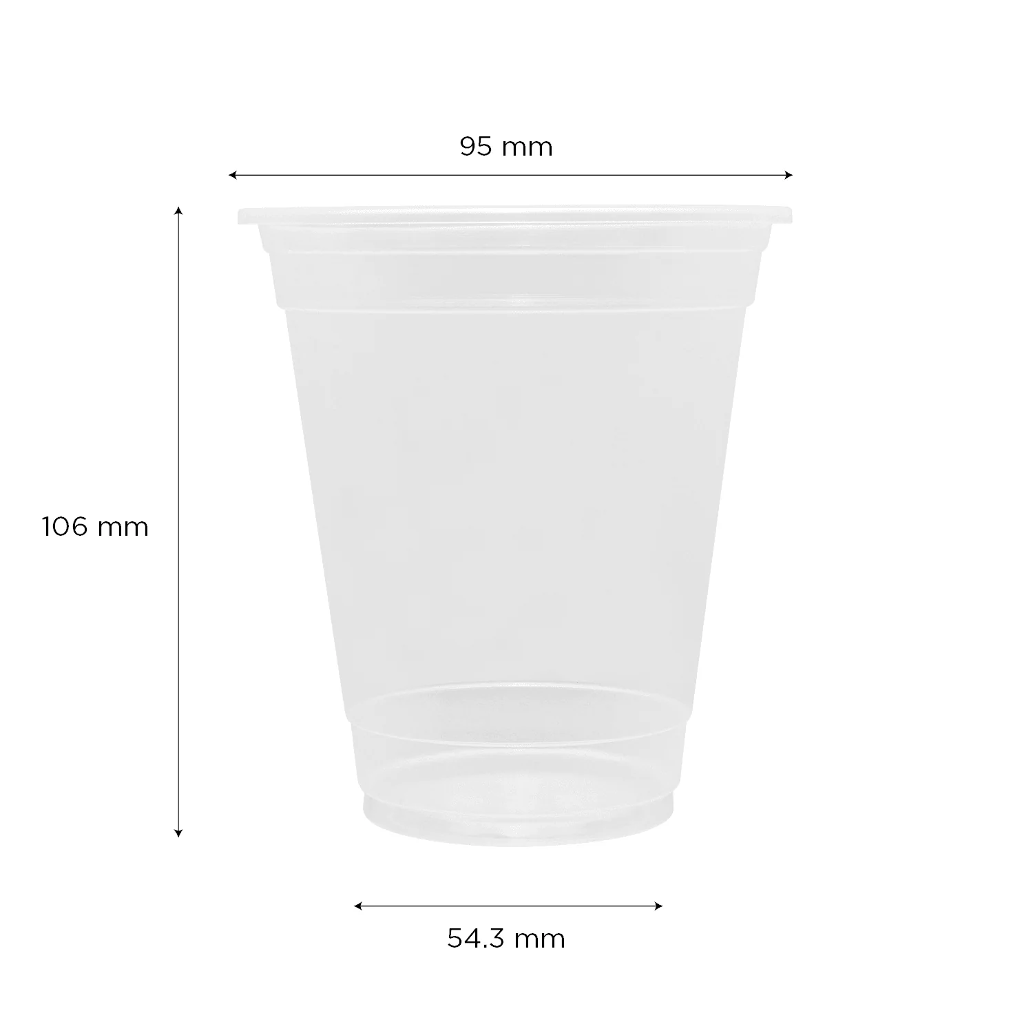 [2,000 ct] 12 oz Plastic U-Rim Cold Cups (95 mm), PP - Image 6
