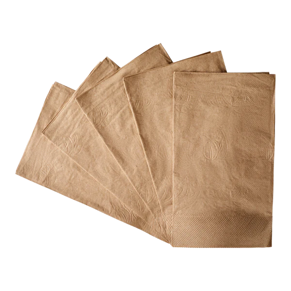 [3,000 ct] 15" x17" 2 Ply Dinner Napkins, Kraft - Image 6