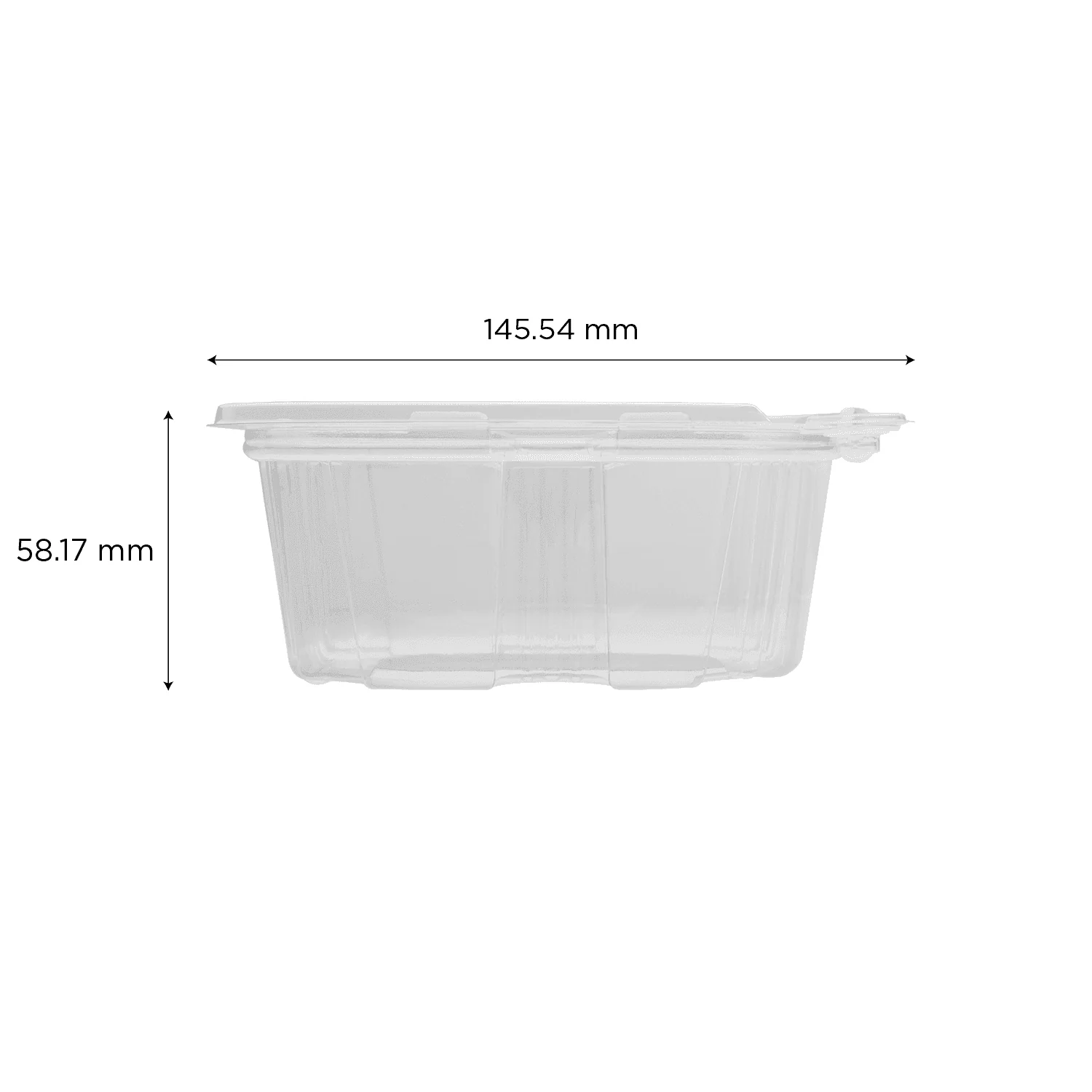 [200 ct] 16 oz PET Plastic Tamper Resistant Hinged Deli Containers with Lid - Image 4