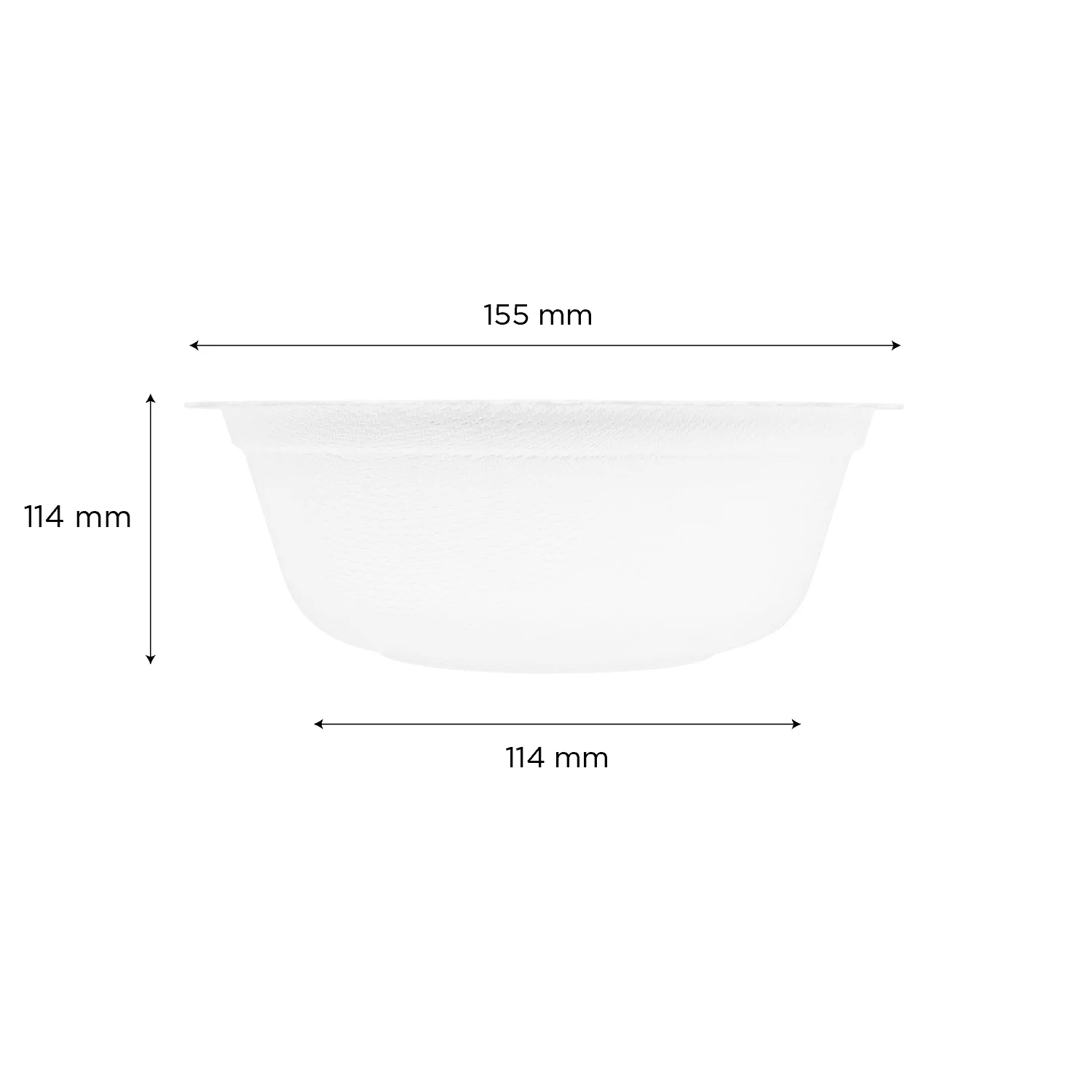 Karat Earth 16oz Compostable Bagasse Rice Bowls, White - 1,000 pcs - Image 4