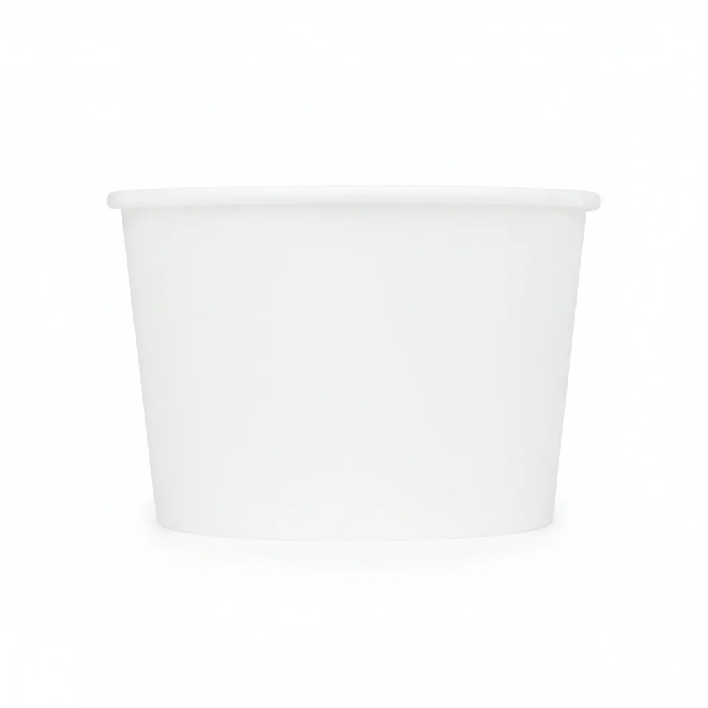 Karat Earth 16oz Eco-Friendly Paper Food Containers (114.6mm), White - 500 pcs - Image 2