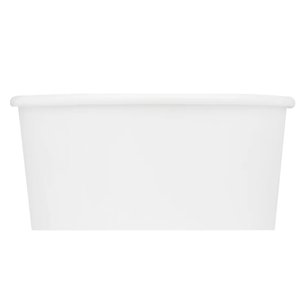 Karat Earth 16oz Eco-Friendly Paper Food Containers (114.6mm), White - 500 pcs - Image 4