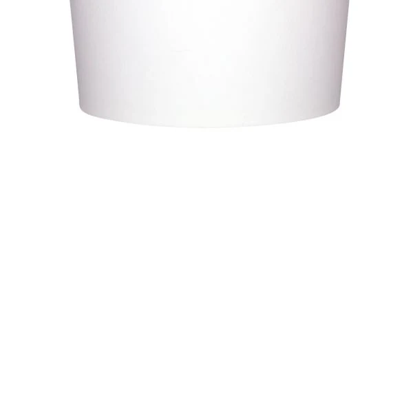 [1,000 ct] 16 oz Paper Food Containers | 112 mm | White - Image 5