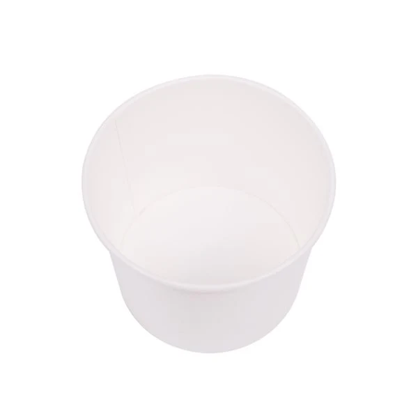 [1,000 ct] 16 oz Paper Food Containers | 112 mm | White - Image 6