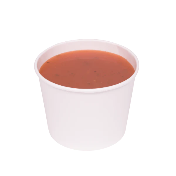 [1,000 ct] 16 oz Paper Food Containers | 112 mm | White - Image 8