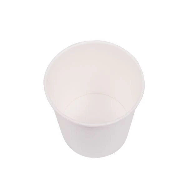 [500 ct] 16 oz Gourmet Paper Food Container | White | 96 mm - Image 7