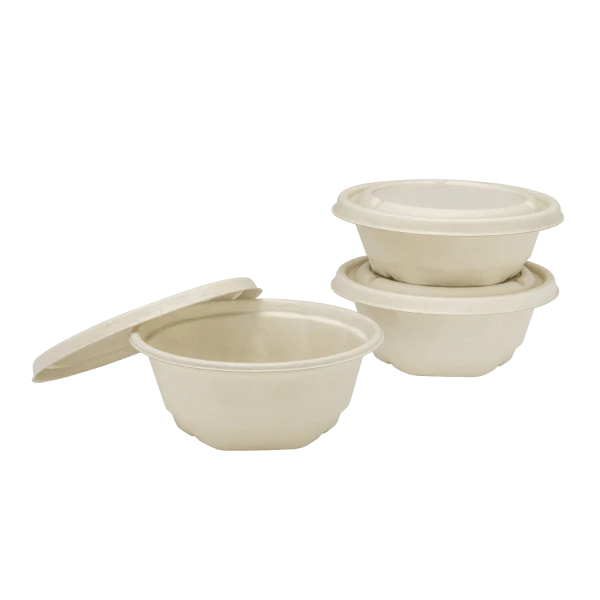 Karat Earth 16oz Natural Bagasse Take Out Bowl, Round - 500 pcs