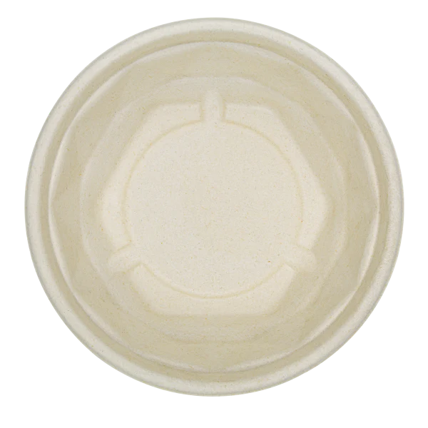 Karat Earth 16oz Natural Bagasse Take Out Bowl, Round - 500 pcs - Image 3
