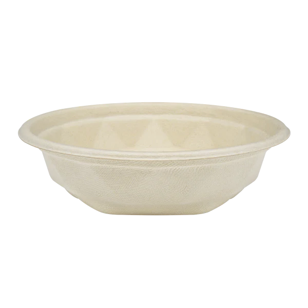 Karat Earth 16oz Natural Bagasse Take Out Bowl, Round - 500 pcs - Image 5
