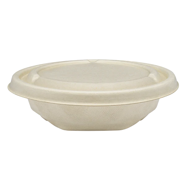Karat Earth 16oz Natural Bagasse Take Out Bowl, Round - 500 pcs - Image 6