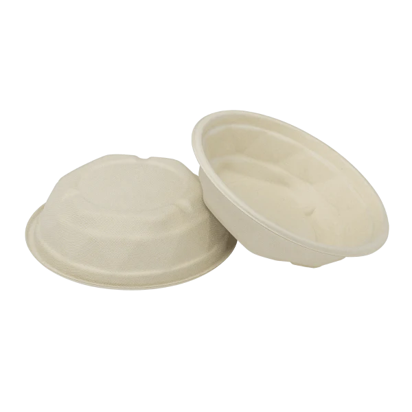 Karat Earth 16oz Natural Bagasse Take Out Bowl, Round - 500 pcs - Image 7