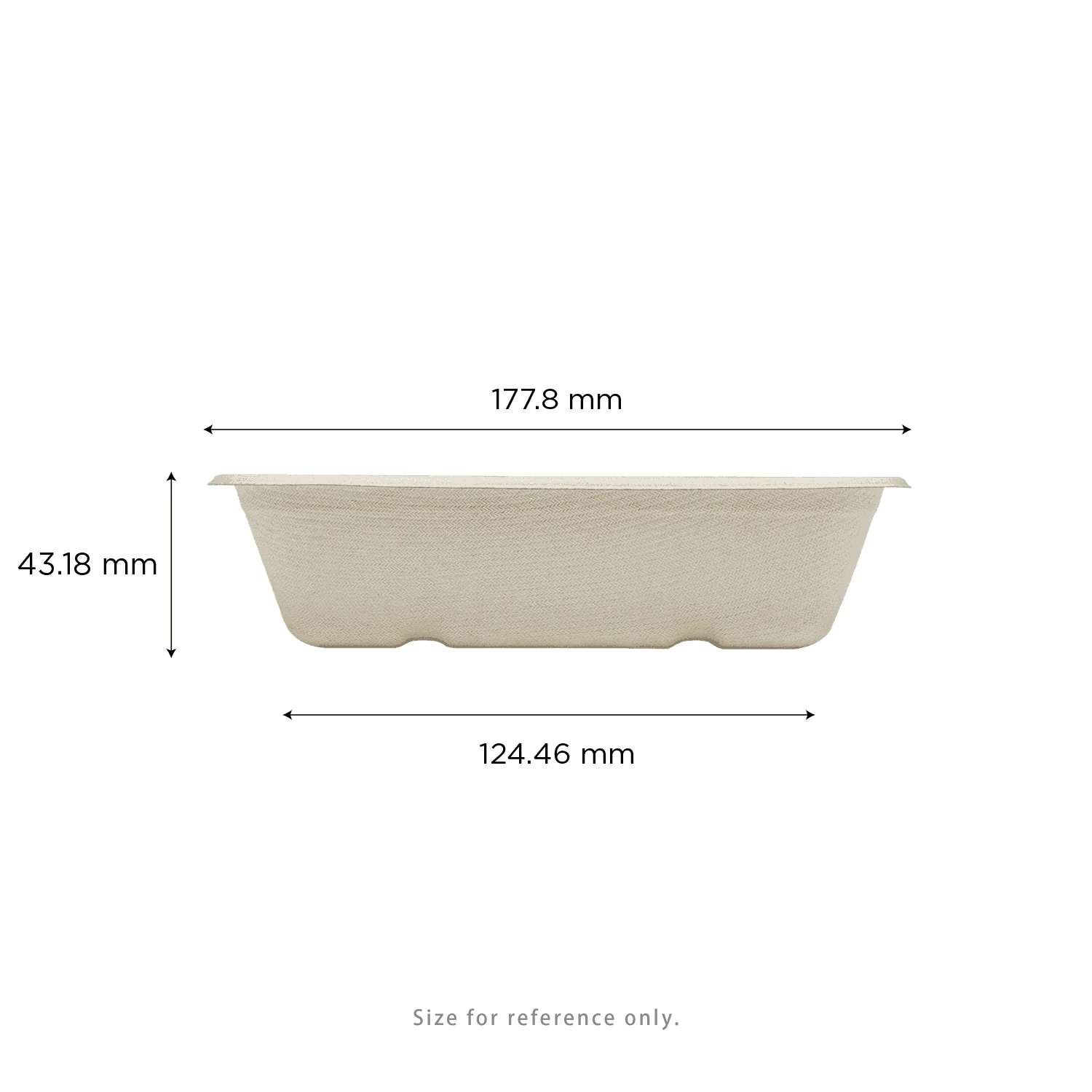 Karat Earth 16oz Natural Bagasse Take Out Container, Rectangular - 500 pcs - Image 4