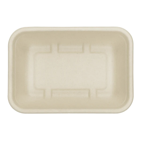 Karat Earth 16oz Natural Bagasse Take Out Container, Rectangular - 500 pcs - Image 7