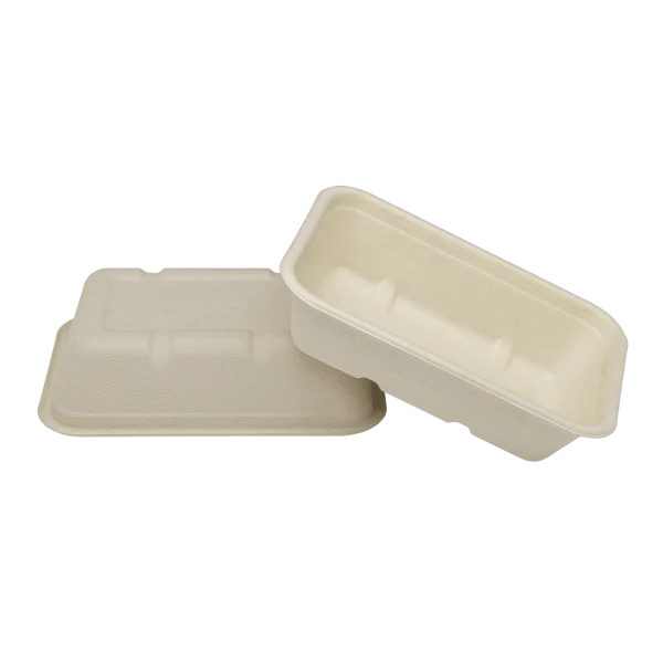 Karat Earth 16oz Natural Bagasse Take Out Container, Rectangular - 500 pcs - Image 9