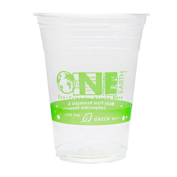 Karat Earth 16oz PLA Eco-Friendly Cup (98mm), Generic Print - 1,000 pcs - Image 4