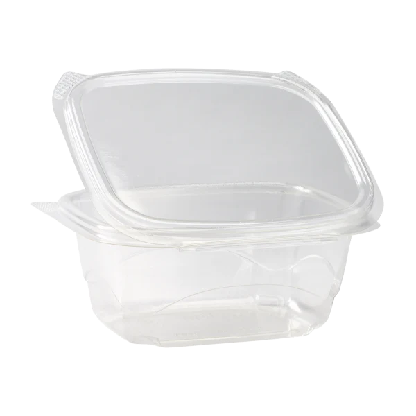 Karat Earth 16oz PLA Hinged Deli Container - 200 pcs - Image 4