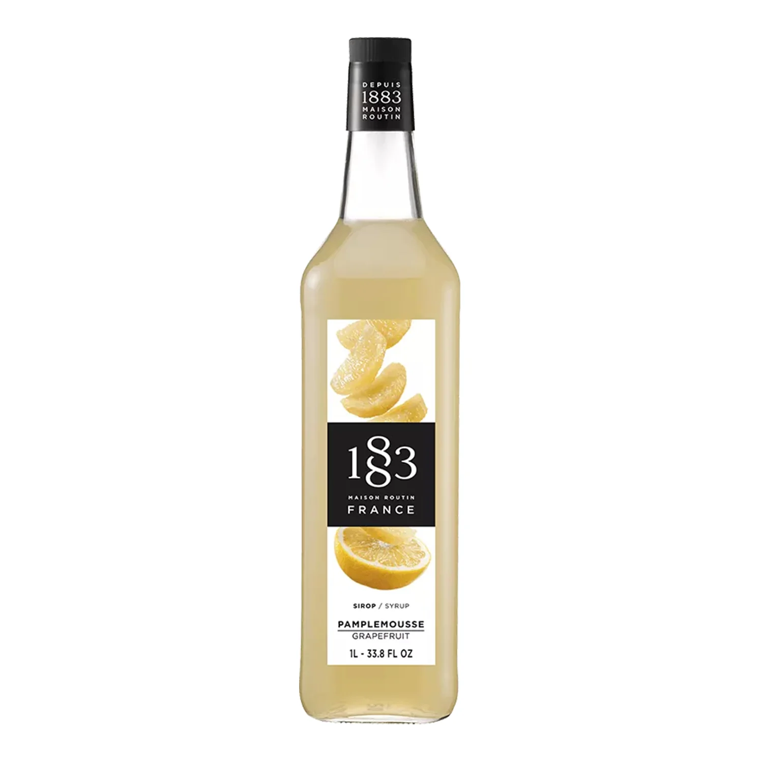 1883 Maison Routin Grapefruit Syrup - Glass Bottle (1L)