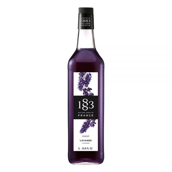 1883 Maison Routin Lavender Syrup - Glass Bottle (1L)