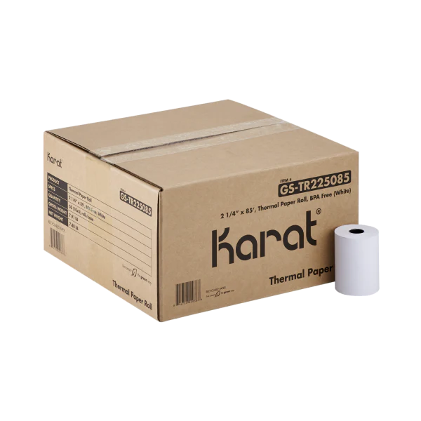 [50 ct] 2 1/4" x 85' Thermal Paper Rolls, White - Image 4
