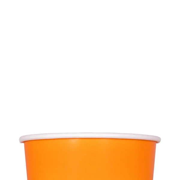 [600 ct] 20 oz Paper Food Containers | 127 mm | Orange - Image 3
