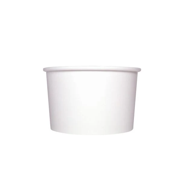 [600 ct] 20 oz Paper Food Containers | 127 mm | White - Image 2