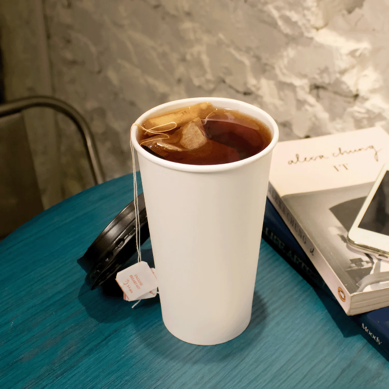 [600 ct] 20 oz Paper Coffee Cups | White | 90 mm - Image 5