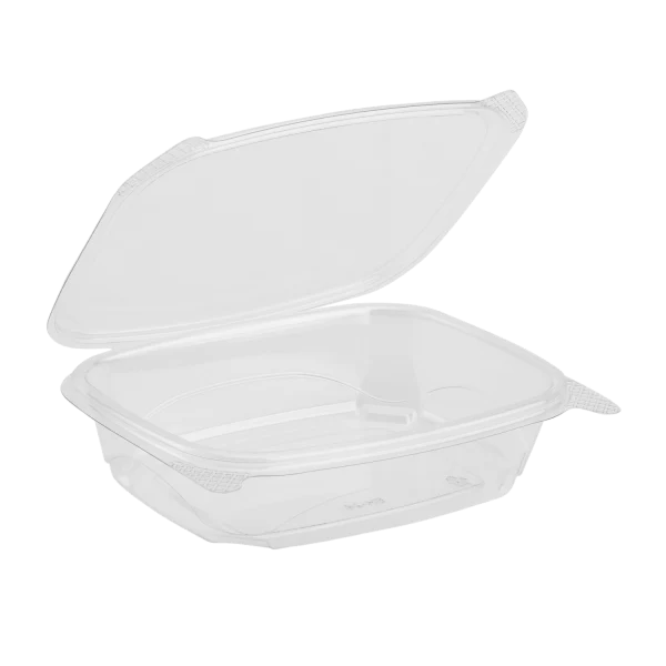 Karat Earth 24oz PLA Hinged Deli Container - 200 pcs - Image 3