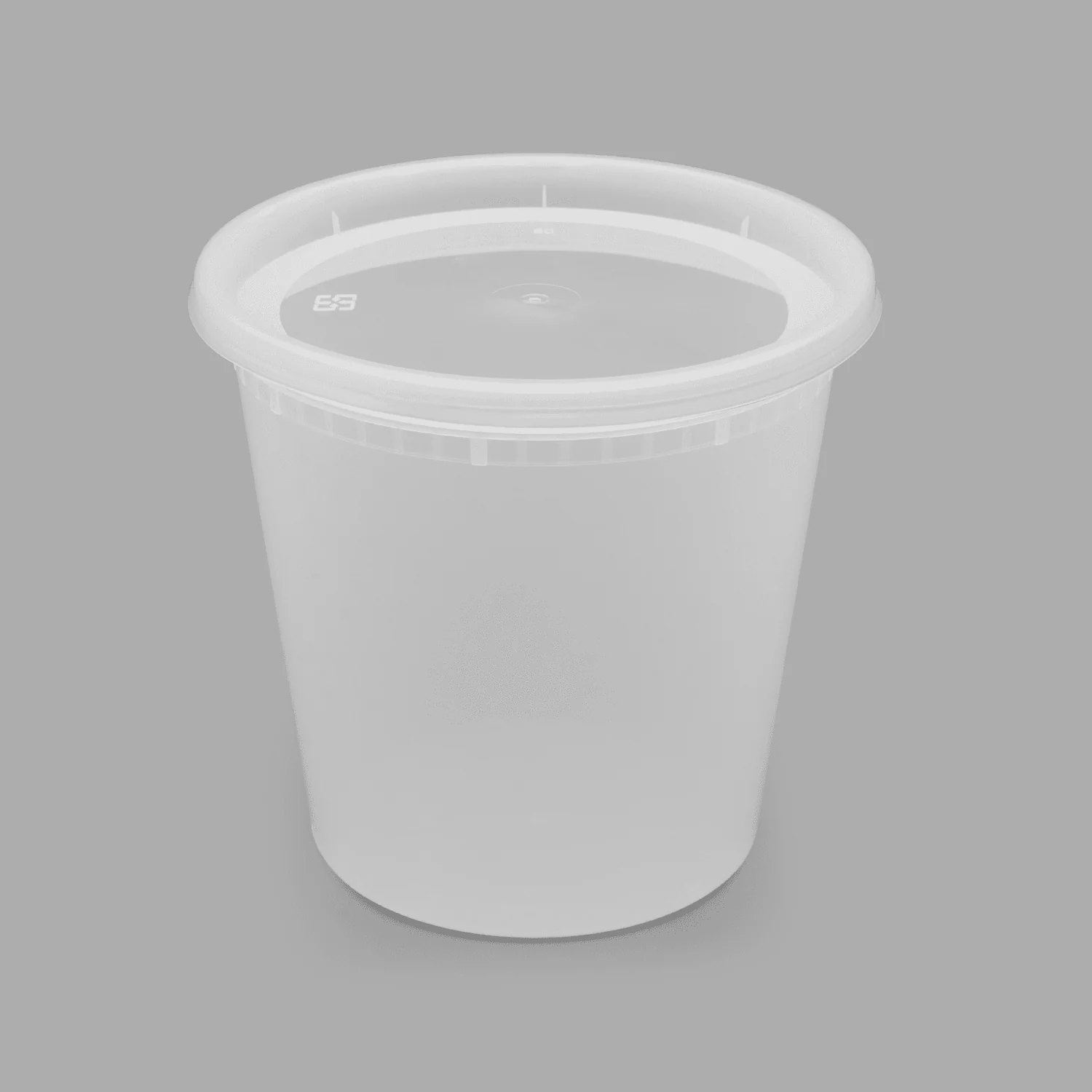 [240 sets] 24 oz Deli Containers with Lids | Injection Molded PP | Clear - Image 2