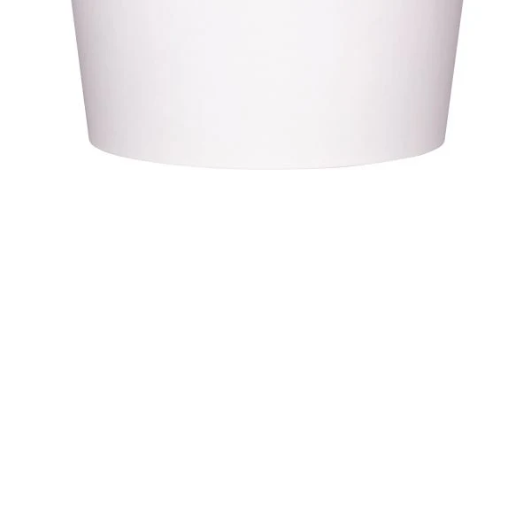 [600 ct] 28 oz Paper Food Containers | 142 mm | White - Image 5