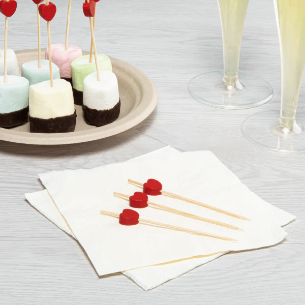 Karat Earth 3.5'' Bamboo Pick, Red - 5,000 pcs - Image 3
