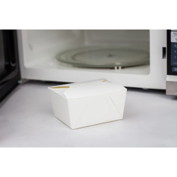 [450 ct] Paper Take-Out Boxes | #1 | 30 oz | White - Image 12