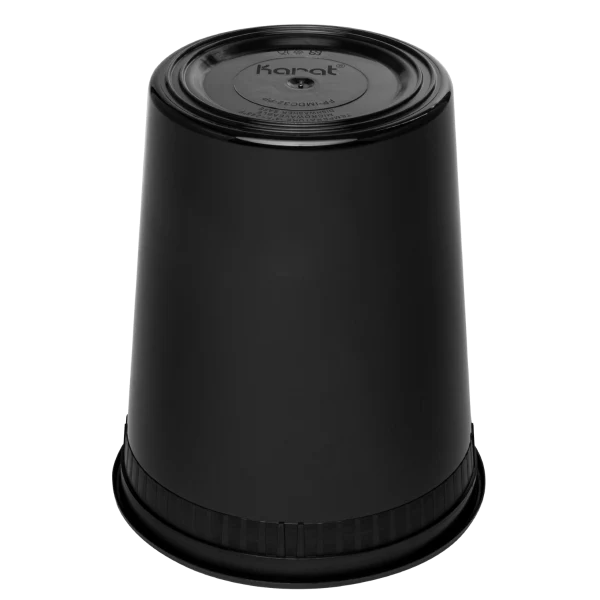 [240 sets] 32 oz Deli Containers with Lids | Injection Molded PP | Black - Image 8