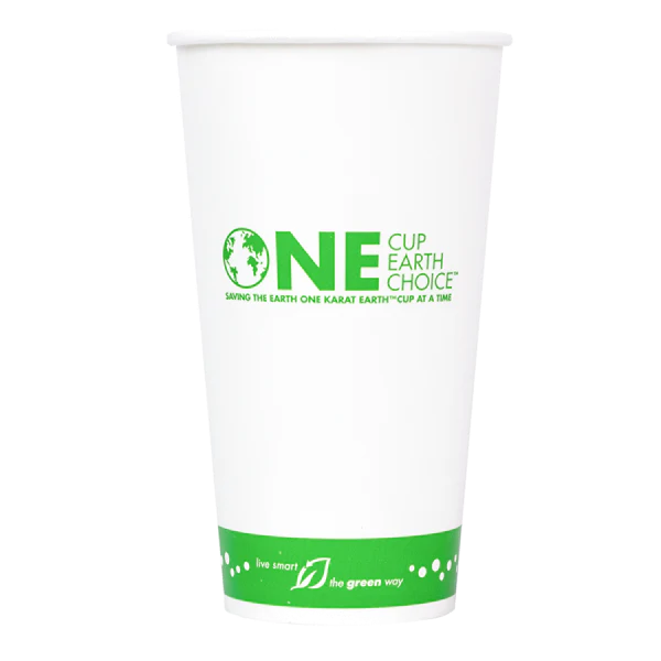 Karat Earth 32oz Eco-Friendly Paper Cold Cups (104.5mm), Generic Print - 600 pcs - Image 3