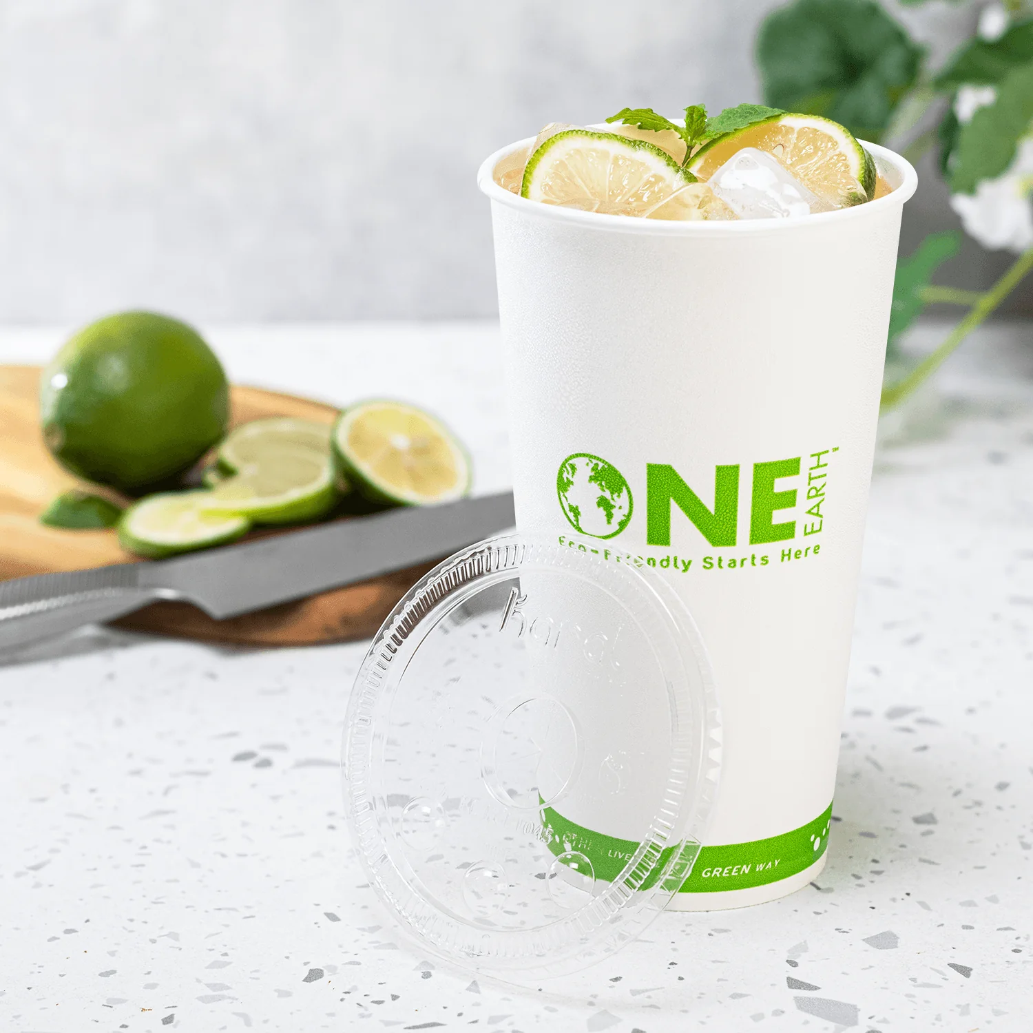 Karat Earth 32oz Eco-Friendly Paper Cold Cups (104.5mm), Generic Print - 600 pcs - Image 5