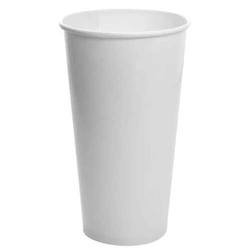 [600 ct] 32 oz Paper Cold Cups | 104.5 mm | White - Image 2