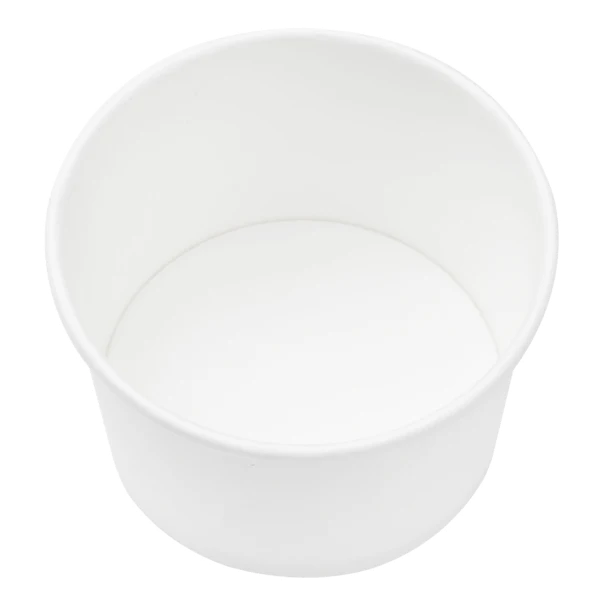 Karat Earth 4oz Eco-Friendly paper Food Containers (75.3mm), White - 1,000 pcs - Image 2